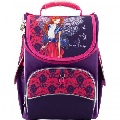 Рюкзак школьный каркасный Kite Winx Fairy couture W18-501S фиолетовый