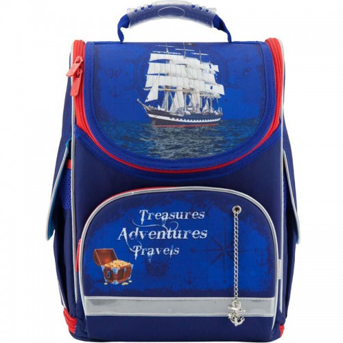 Рюкзак школьный "трансформер" Kite Sea adventure K18-500S-2 синий