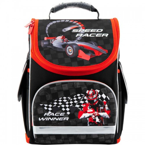 Рюкзак школьный "трансформер" Kite Speed racer K18-500S-1 черный