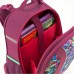 Рюкзак шкільний каркасний 703 Flowery K18-703M-2 бордовий