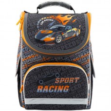 Рюкзак шкільний каркасний Kite Sport racing K18-501S-2 темно-сірий