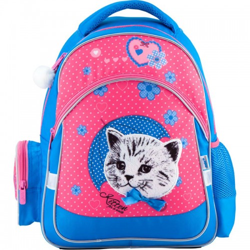 Рюкзак школьный Kite Pretty kitten K18-521S-2 голубой