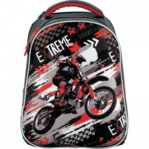 Рюкзак школьный каркасный 731 Extreme K18-731M-1 серый