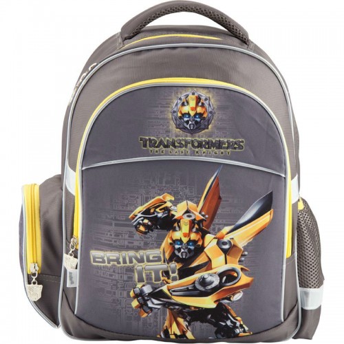 Рюкзак школьный Kite Transformers TF18-510S серый