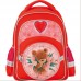 Рюкзак школьный KITE 525 Popcorn Bear PO17-525S красный
