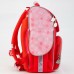 Рюкзак школьный каркасный KITE 501 Popcorn Bear-2 PO17-501S-2 красный