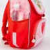 Рюкзак школьный каркасный KITE 501 Popcorn Bear-2 PO17-501S-2 красный