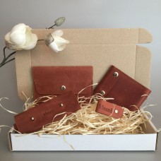 Подарочный набор Klasni Aconite коричневый N-8-Br