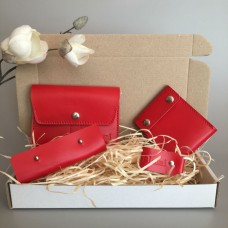 Подарочный набор Klasni Aconite красный N-8-R