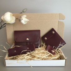 Подарочный набор Klasni Aconite бордо N-8-VK