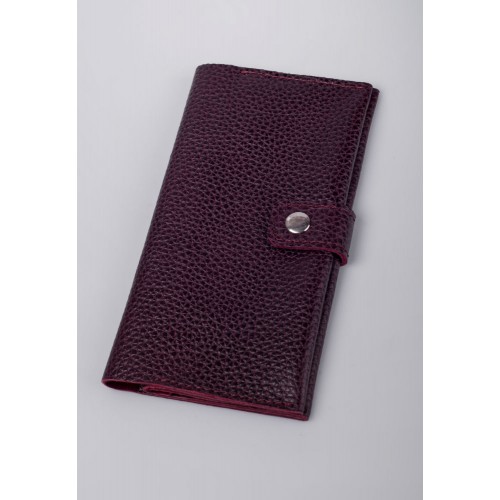 Портмоне Klasni 0304 бордовое К-03-04-03-4