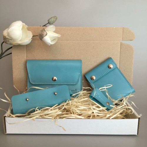 Подарочный набор Klasni Aconite голубой N-8-Blu