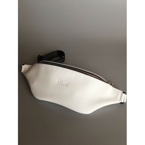 Сумка поясная Klasni Walk белая К-01-08-05-4