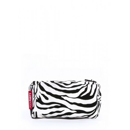 Косметичка POOLPARTY Zebra белая
