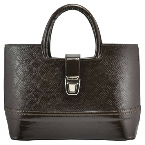 Жіноча сумка Ксенія 2415 пітон коричнева