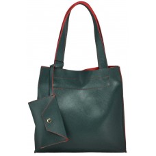Женская сумка MIS 35191 зеленая с красным