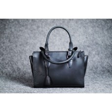 Женская кожаная сумка "Трина S" черная кайзер