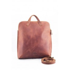Жіноча шкіряна сумка Асистент руда