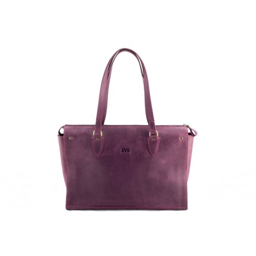 Жіноча шкіряна сумка Тріна M бордова