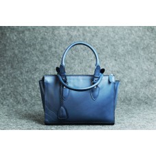 Женская кожаная сумка "Трина S" синяя кайзер