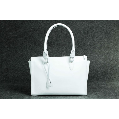 Жіноча шкіряна сумка "Тріна М" біла