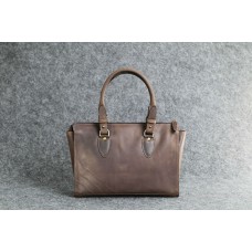 Женская кожаная сумка "Трина S" коричневая
