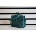 Женская кожаная сумка "Лира" зеленая