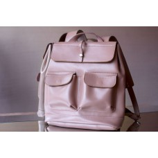 Кожаный рюкзак "Боббер" розовый кайзер