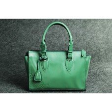 Жіноча шкіряна сумка "Тріна S" зелена