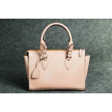 Женская кожаная сумка "Трина S" розовая кайзер