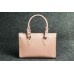 Женская кожаная сумка "Трина S" розовая кайзер