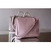 Женская кожаная сумка "Лира" розовая кайзер