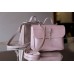 Женская кожаная сумка "Лира" розовая кайзер
