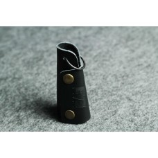 Ключница кожаная черная кайзер