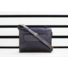 Шкіряна сумка "Барсетка" коричнева