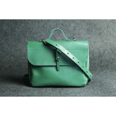 Жіноча шкіряна сумка "Ліра" зелена