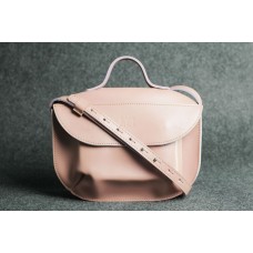 Жіноча шкіряна сумка "Сфера" рожева