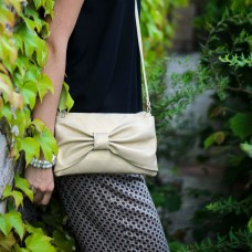 Сумка женская кожаная 91246 золотая