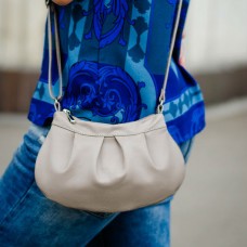 Сумка жіноча шкіряна 91002 бежева