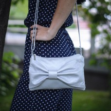 Сумка женская кожаная 91247 серая