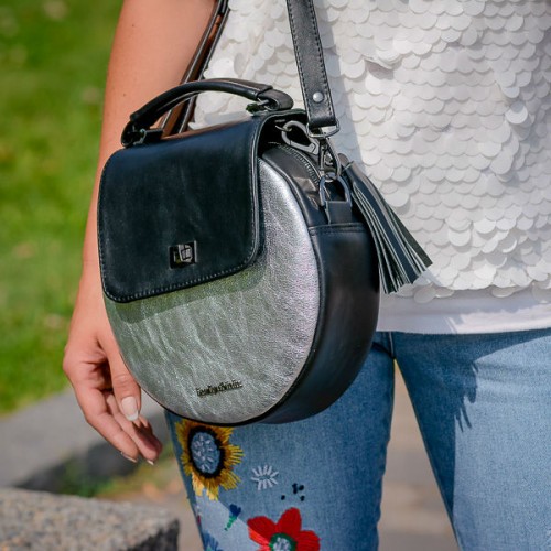 Сумка женская кожаная 91839 разноцветная