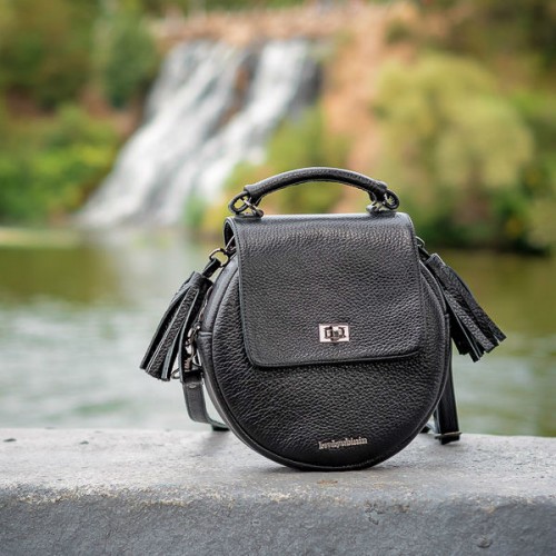 Сумка жіноча шкіряна 91860 чорна