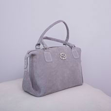 Сумка жіноча замшева 91416 сіра