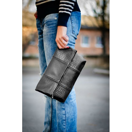 Сумка женская кожаная 91048 черная