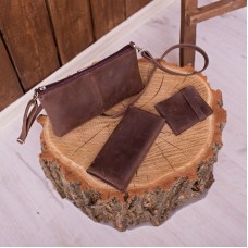 Гаманець шкіряний 1202 коричневий