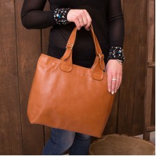 Сумка женская кожаная 90232 рыжая