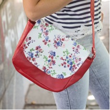 Сумка женская кожаная 91255 разноцветная