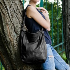 Сумка женская кожаная 91267 черная