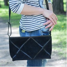 Сумка женская кожаная 90090 черная