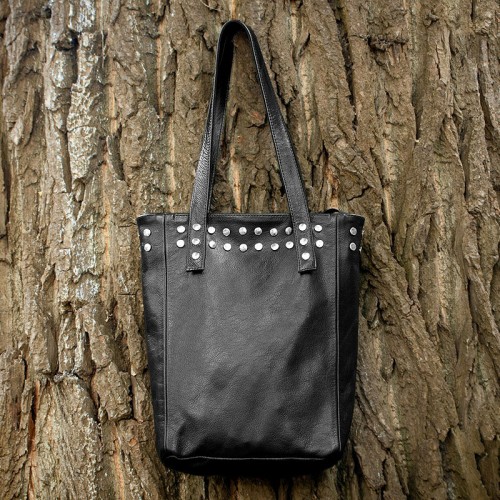 Сумка женская кожаная 91027 черная